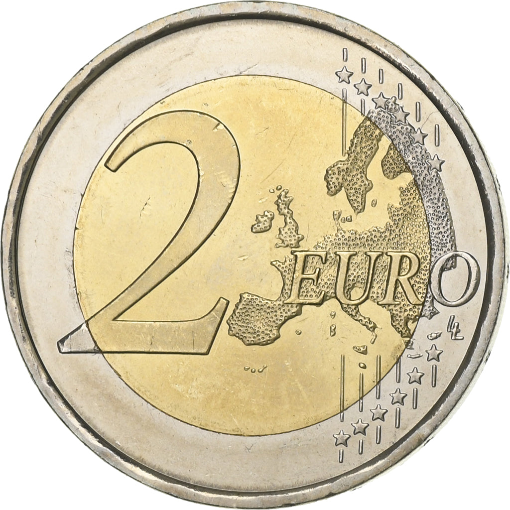 Hiszpan, 
  
  2 euro, 
  
  30 Jahre alternatyw. Drapeau Europeen