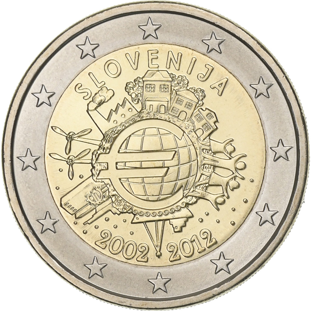 Słowenia, 
  
  2 euro, 
  
  2012