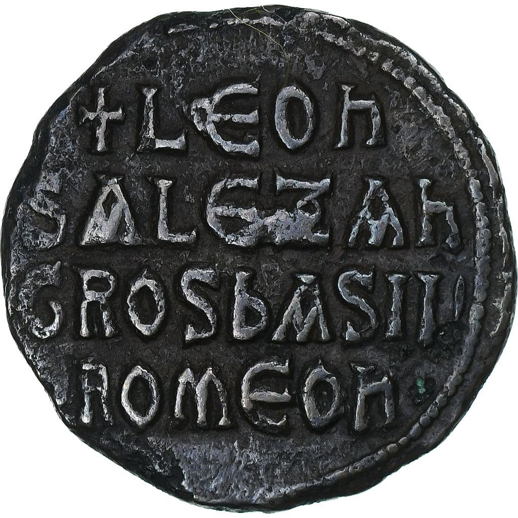 Leon VI i Aleksander, 
  
  Follis, 
  
  886-912