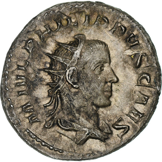 Filip II, 
  
  Antoninian, 
  
  244-246