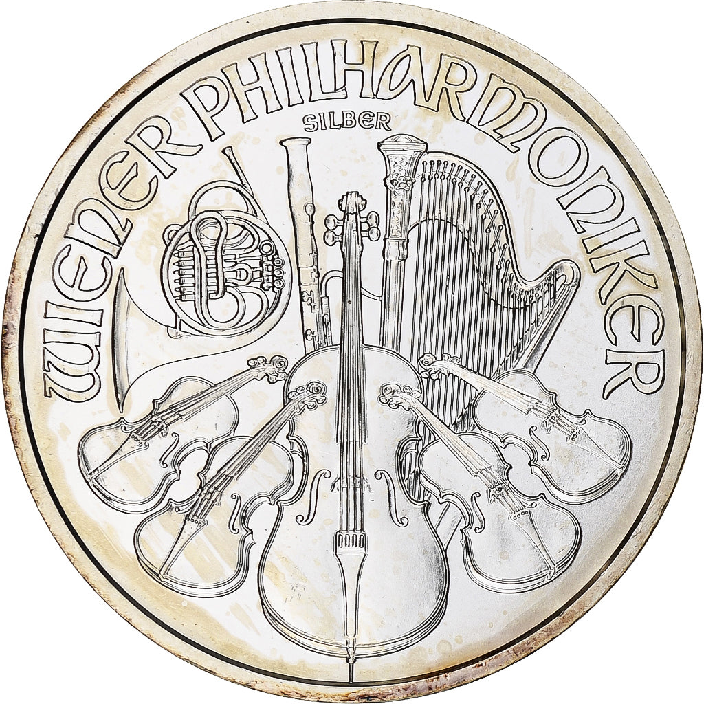 Österreich, 
  
  1-1/2 Euro / 1 Unze, 
  
  Orkiestra Filharmonii