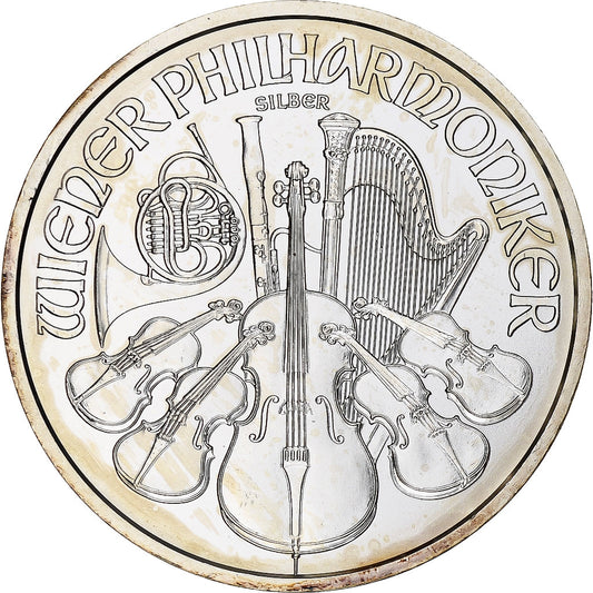 Österreich, 
  
  1-1/2 Euro / 1 Unze, 
  
  Orkiestra Filharmonii