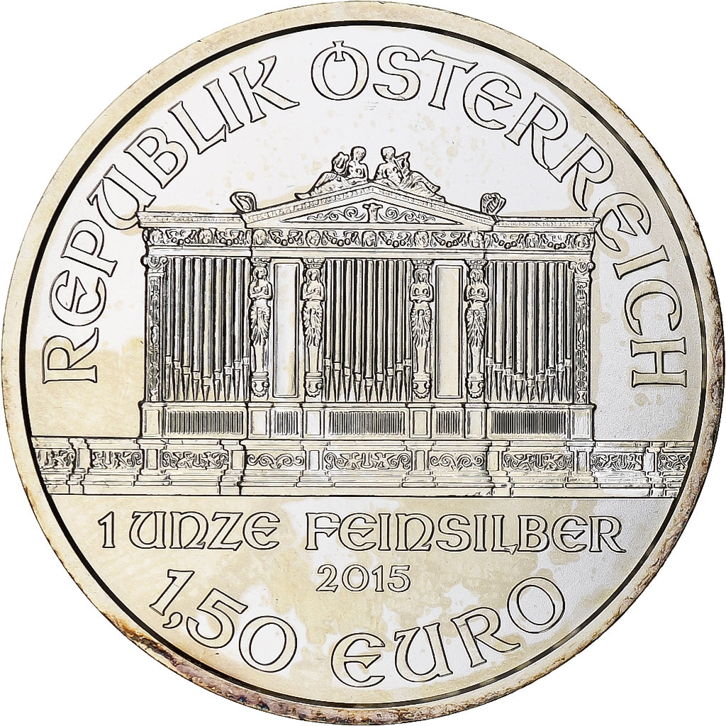 Österreich, 
  
  1-1/2 Euro / 1 Unze, 
  
  Orkiestra Filharmonii