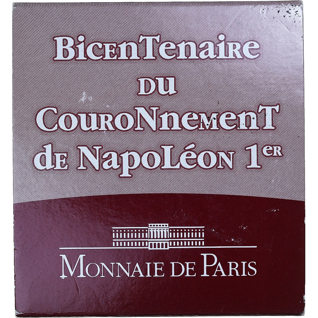 Francja, 
  
  1-1/2 Euro, 
  
  Bicentenaire du Couronnement de Napoléon Ier