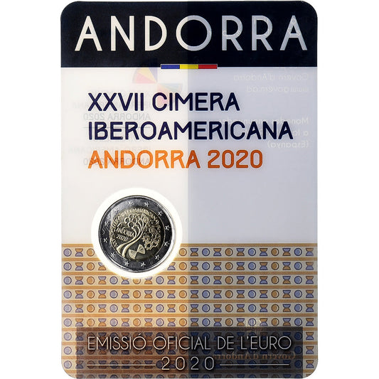 Andora, 
  
  2 euro, 
  
  Iberoamerikanischer Gipfel