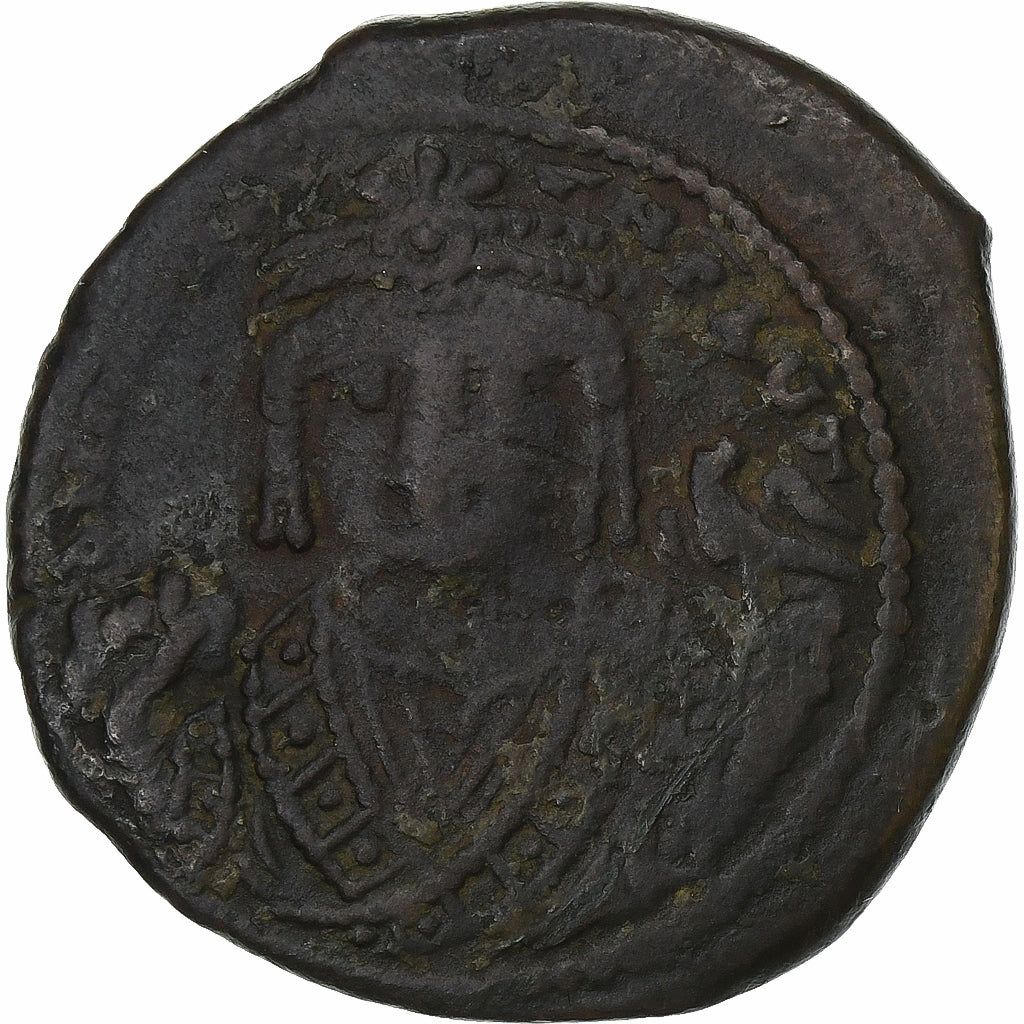 Maurycy Tyberiusz, 
  
  Follis, 
  
  591-592