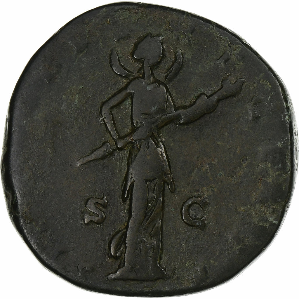 Diwa Faustyna II, 
  
  Sestercjusz, 
  
  176-180