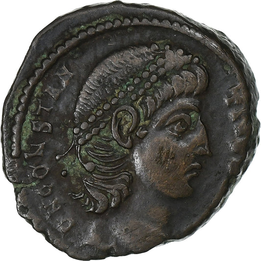 Konstancjusz II, 
  
  Follis, 
  
  347-348