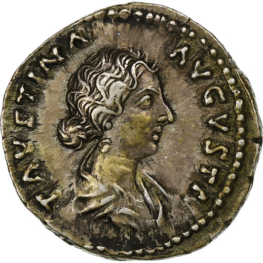 Faustyna II, 
  
  Denar, 
  
  161-176