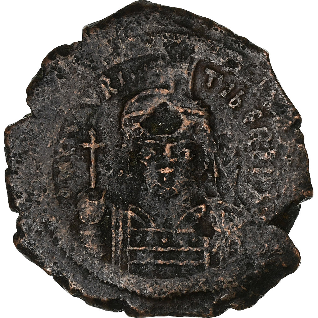 Maurycy Tyberiusz, 
  
  Follis, 
  
  588-589