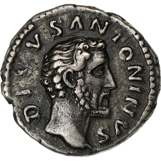 Divus Antonin Pius, 
  
  Denar, 
  
  161