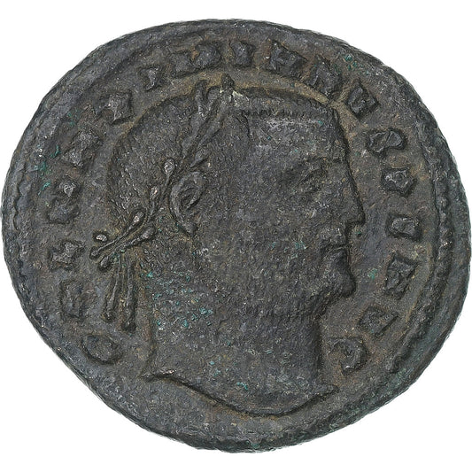 Galeriusz, 
  
  Follis, 
  
  311