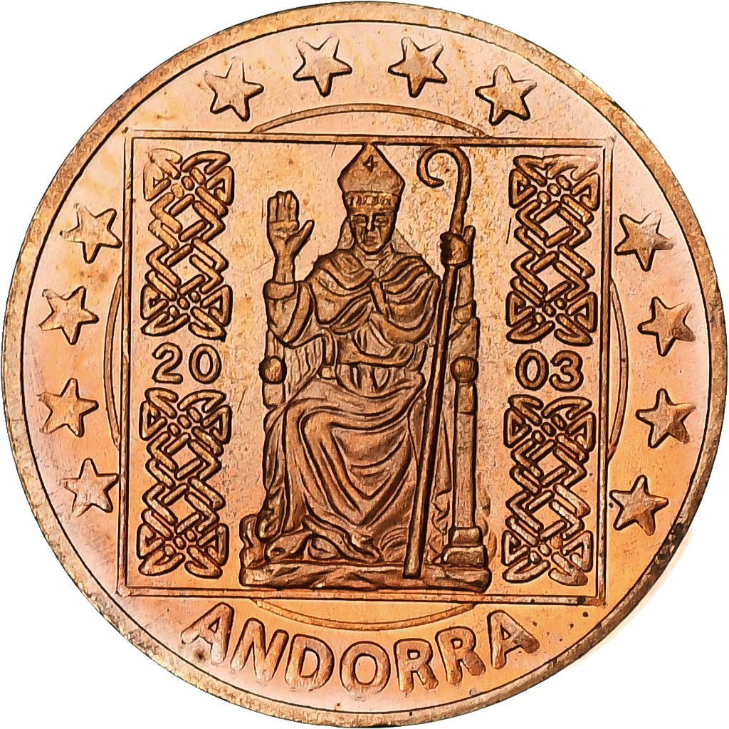 Andora, 
  
  2 eurocenty, 
  
  Fantasie-Euro-Muster