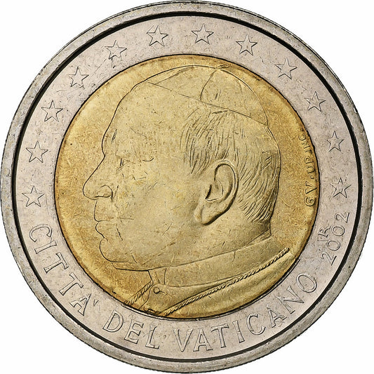 Watykan, 
  
  Jan Paweł II., 
  
  2 euro