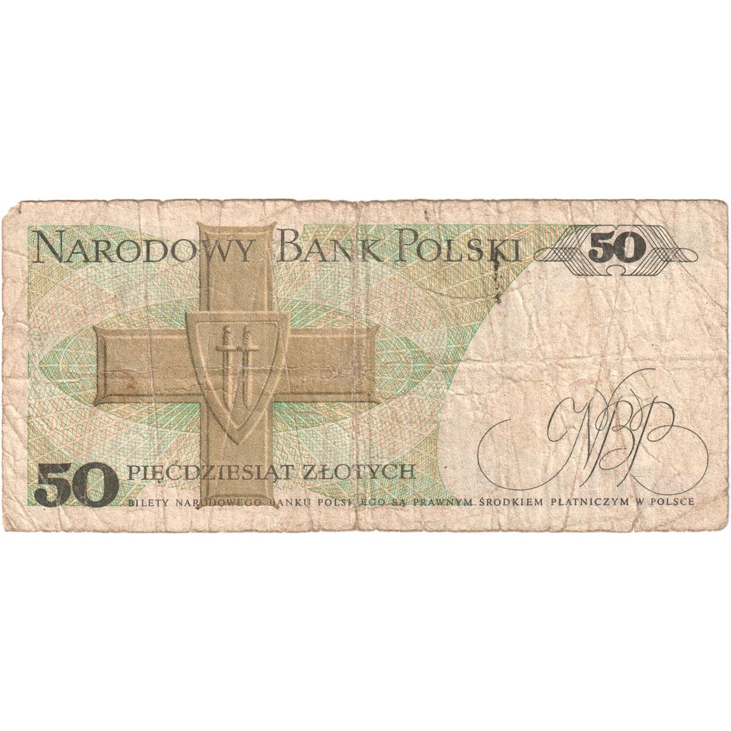 Polska, 
  
  50 złotych, 
  
  1986-06-01