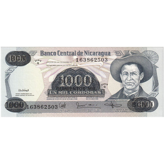 Banknot, 
  
  Nikaragua, 
  
  500