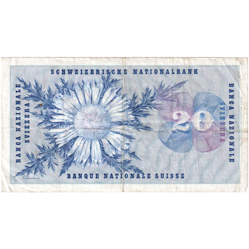 Szwajcaria, 
  
  20 Frankena, 
  
  1964-12-23