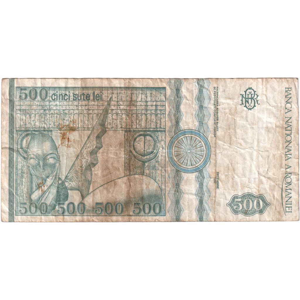 Banknot, 
  
  Rumunia, 
  
  500 Lei