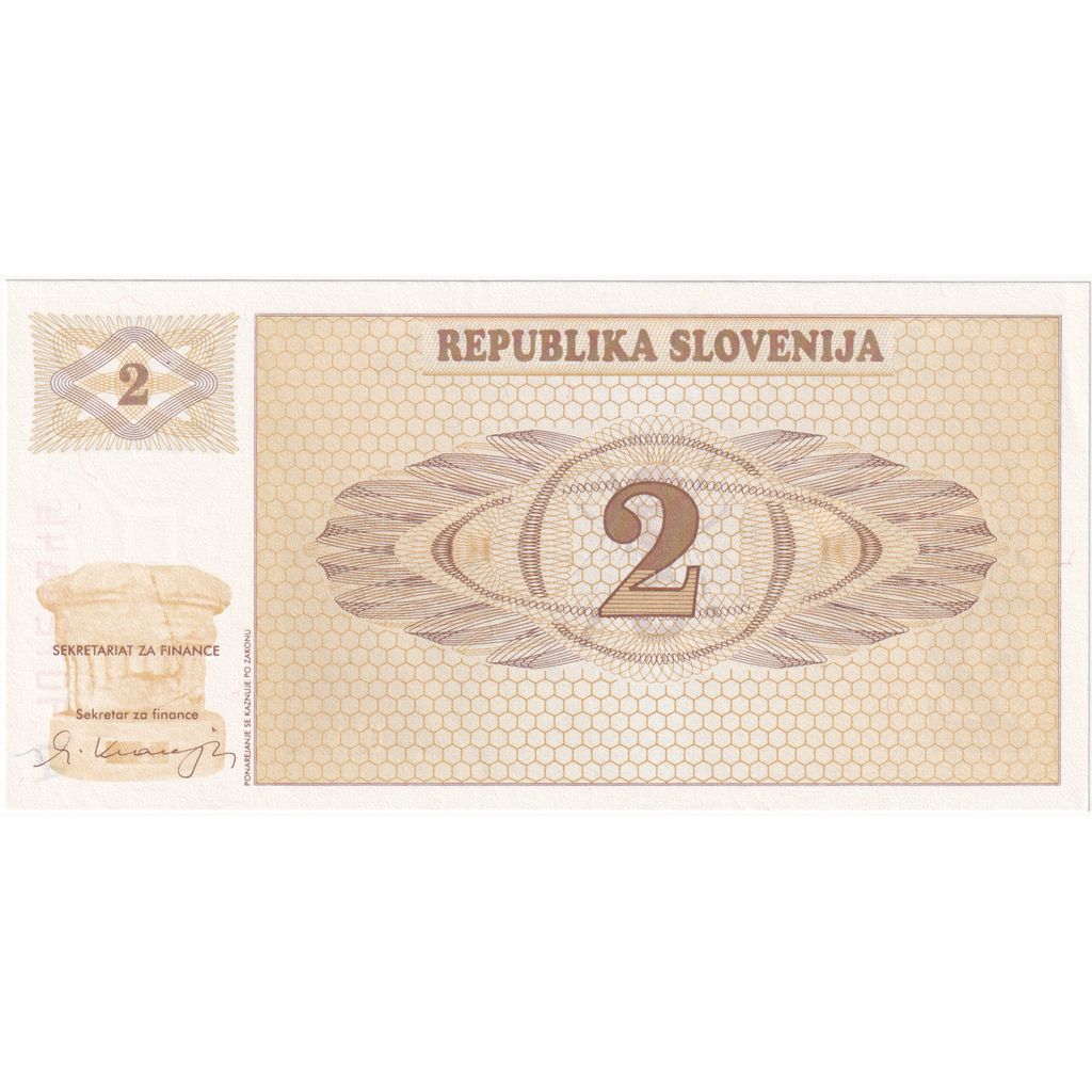 Słowenia, 
  
  2 (Tolarjew), 
  
  UNC(65-70)