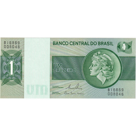 Brazylia, 
  
  1 Cruzeiro, 
  
  KM:191 Ab