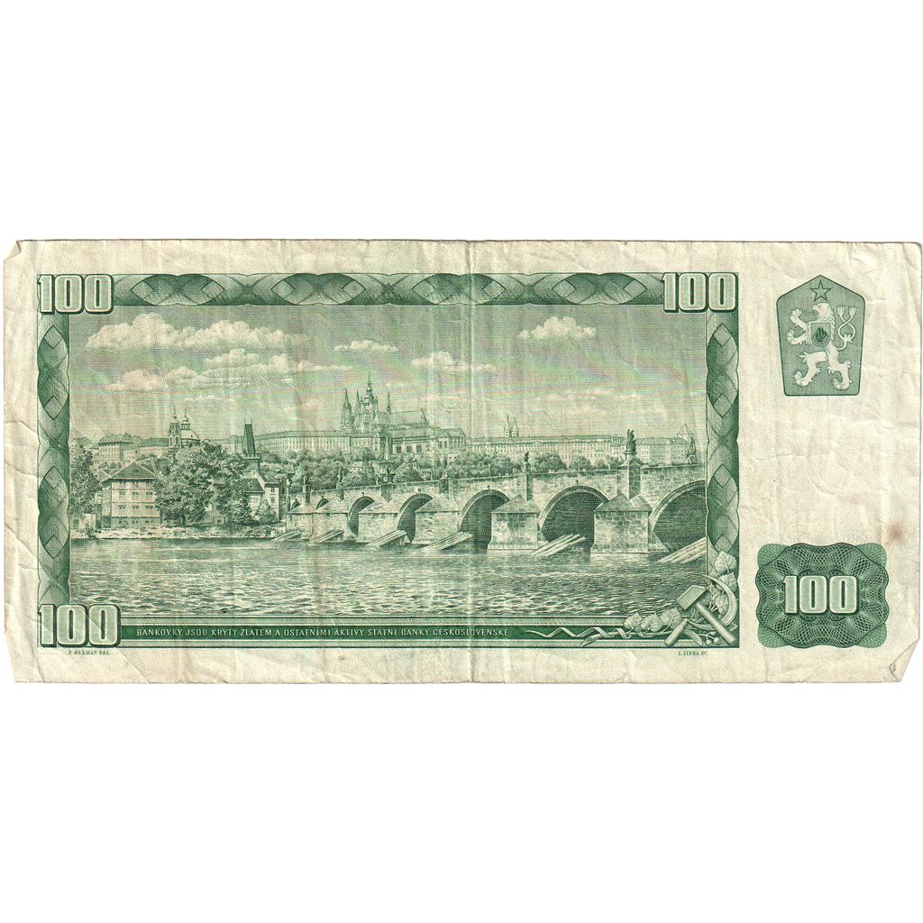 Czechosłowacja, 
  
  100 koron, 
  
  1961