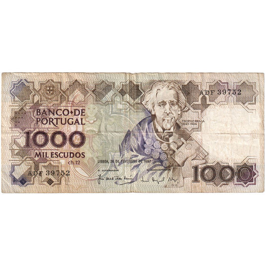 Portugalia, 
  
  1000 Escudo, 
  
  26.02.1987