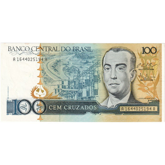 Brazylia, 
  
  100 Cruzados, 
  
  UNC(65-70)