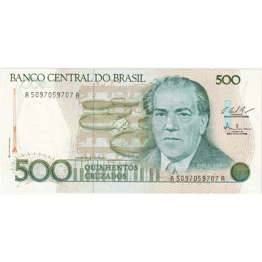 Brazylia, 
  
  500 Cruzado, 
  
  UNC(65-70)