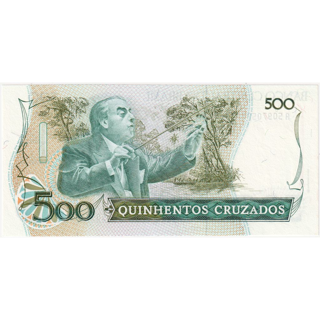 Brazylia, 
  
  500 Cruzado, 
  
  UNC(65-70)