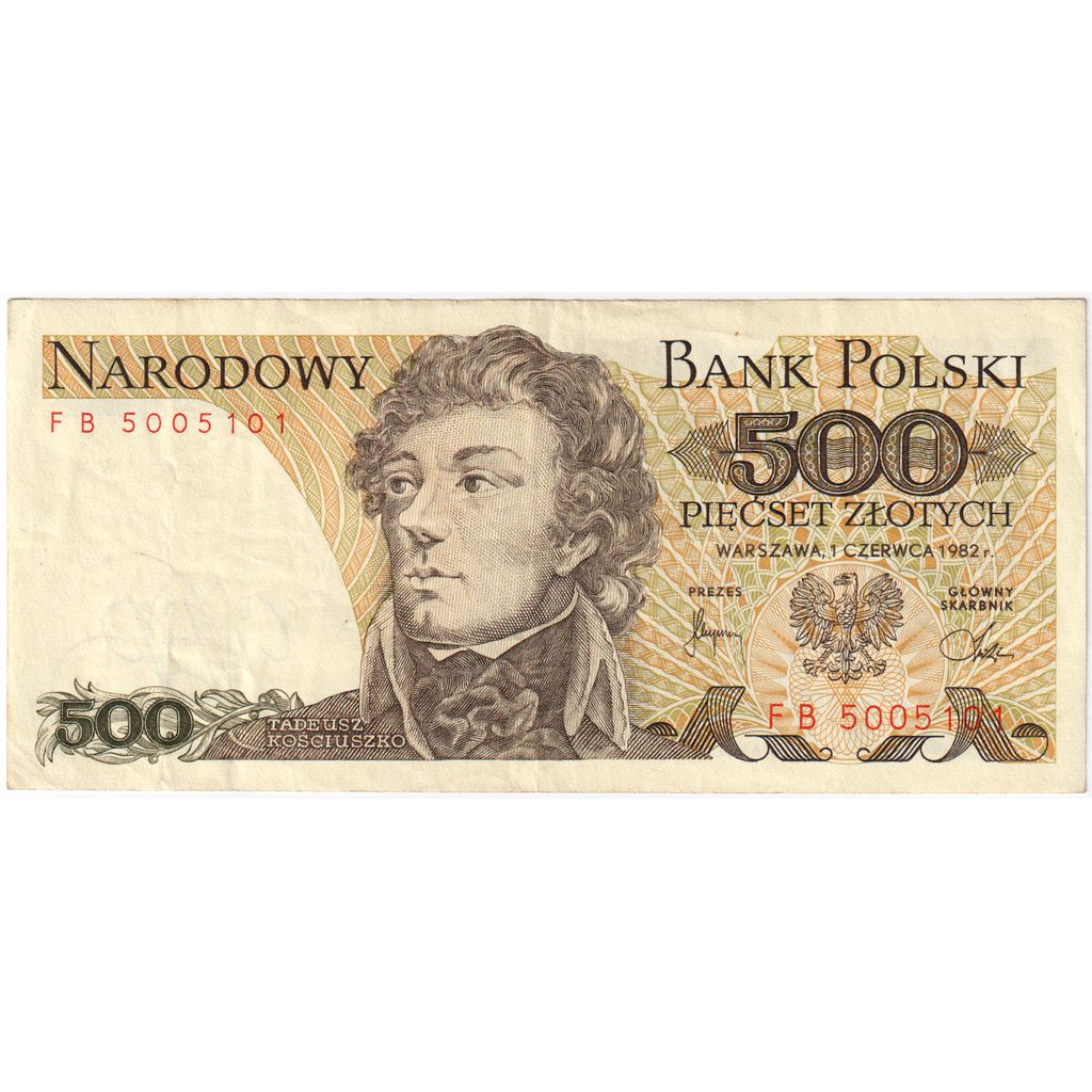 Polska, 
  
  500 złotych, 
  
  WF(40-45)