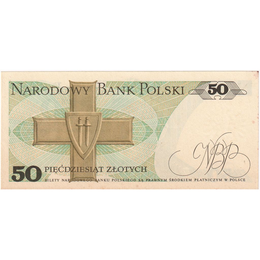 Polska, 
  
  50 złotych, 
  
  1988-06-01