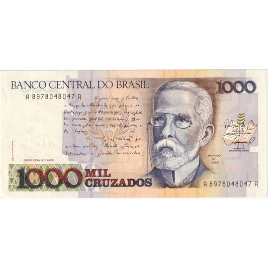 Brazylia, 
  
  1000 Cruzados, 
  
  KM:213b