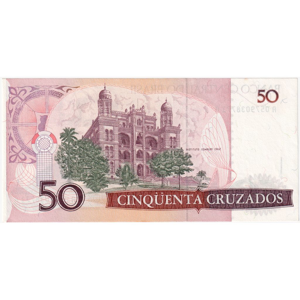 Brazylia, 
  
  50 Cruzados, 
  
  UNC(65-70)