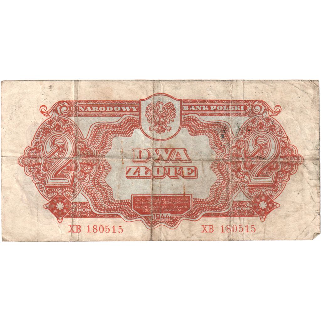 Polska, 
  
  2 złote, 
  
  VF(20-25)