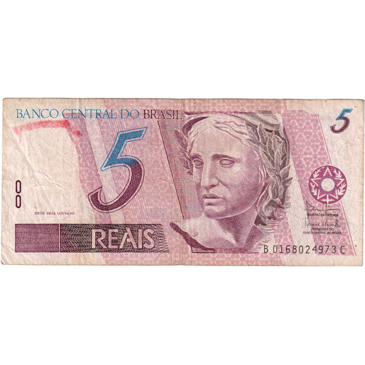 Brazylia, 
  
  5 reali, 
  
  2010