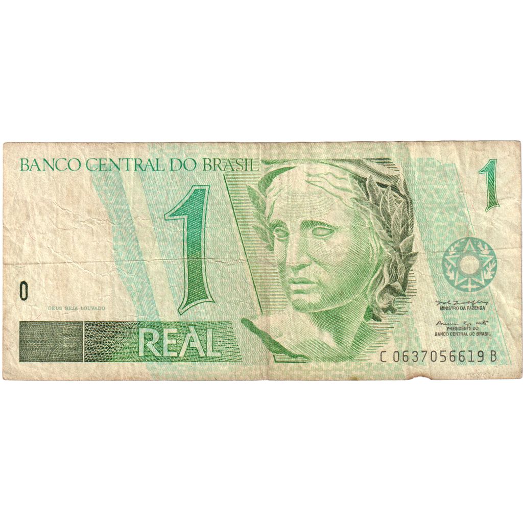 Brazylia, 
  
  1 Real, 
  
  VF(20-25)