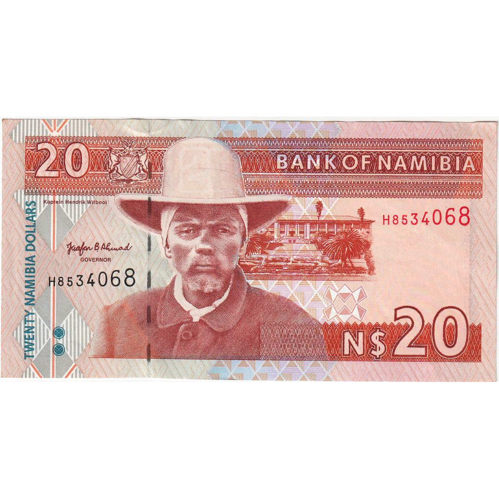 Namibia, 
  
  20 dolarów Namibii, 
  
  UNC(63)