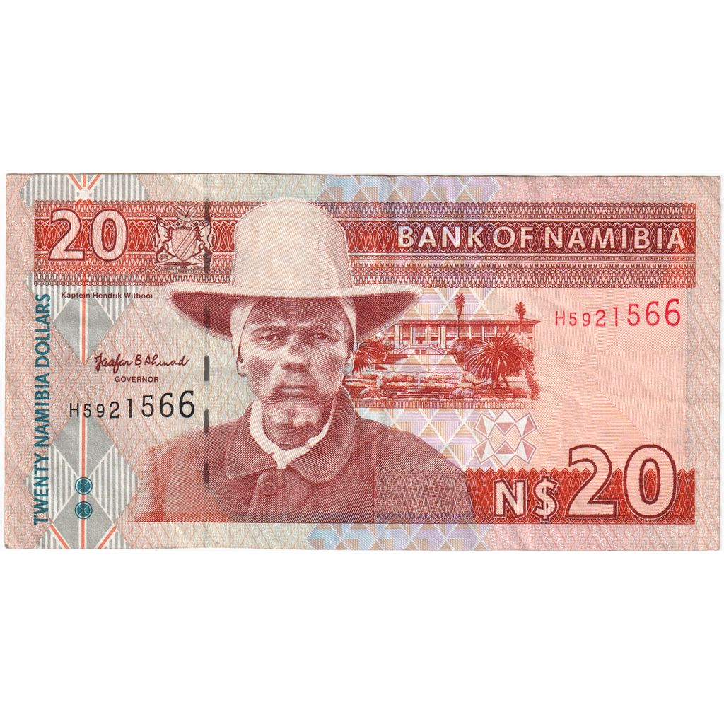 Namibia, 
  
  20 dolarów Namibii, 
  
  UA(55-58)