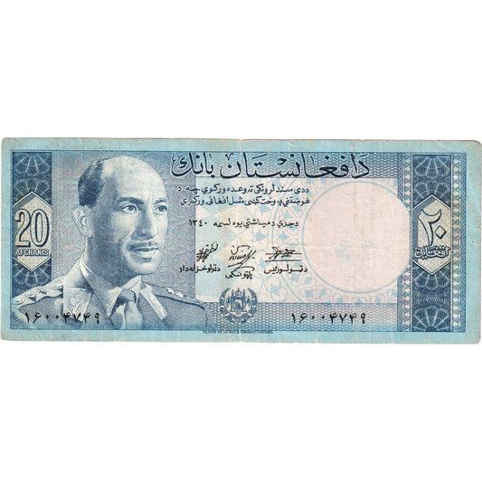 Afganistan, 
  
  20 Afgańczyków, 
  
  VF(20-25)