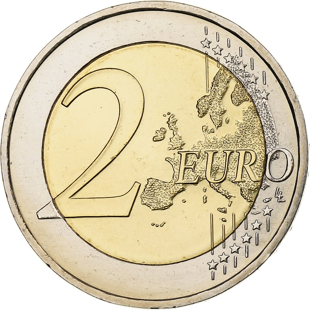 Niemcy, 
  
  2 euro, 
  
  30 Jahre vor dem Drapeau de l'UE