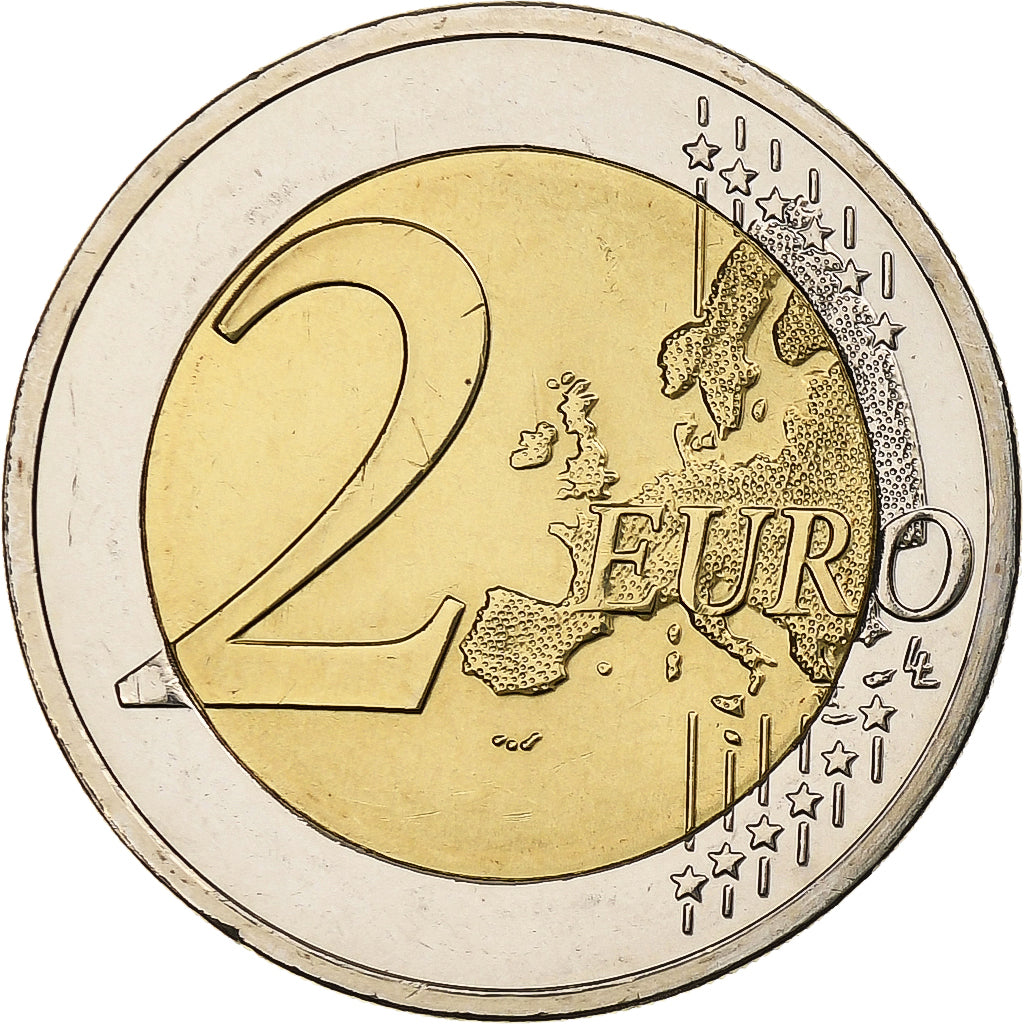 Griechenland, 
  
  2 euro, 
  
  30 Jahre vor dem Drapeau de l'UE