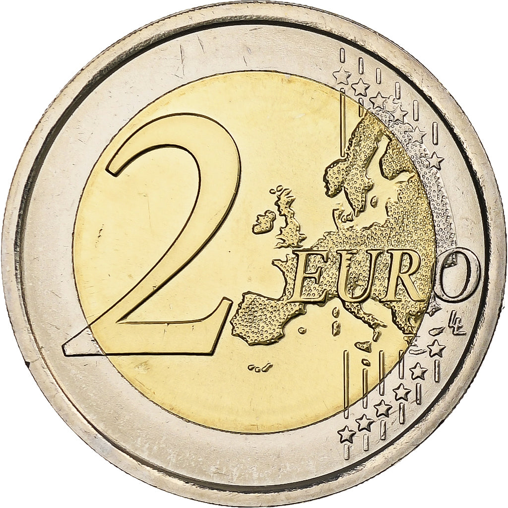 Słowenia, 
  
  2 euro, 
  
  30 Jahre vor dem Drapeau de l'UE