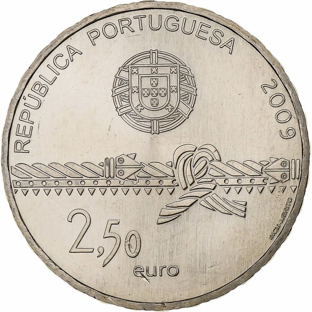 Portugalia, 
  
  2 1/2 Euro, 
  
  Unesco-Weltkulturerbe – Turm von Bélem