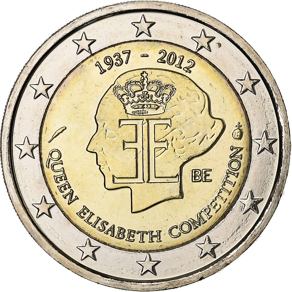 Belgia, 
  
  2 euro, 
  
  Concours reine Elizabeth