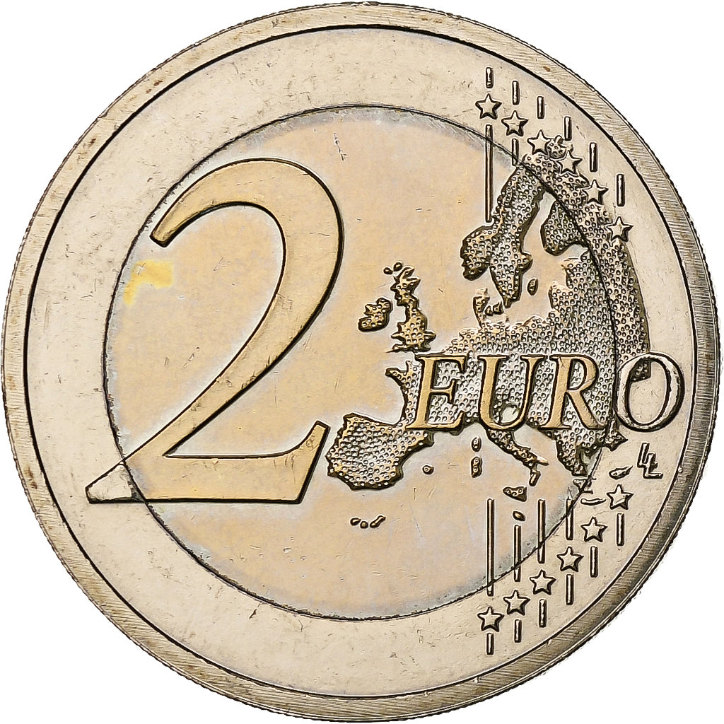 Luksemburg, 
  
  2 euro, 
  
  Jean de Luxembourg – przedstawiciel porucznika