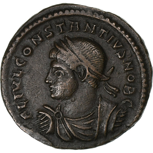 Konstancjusz II, 
  
  Follis, 
  
  328-329