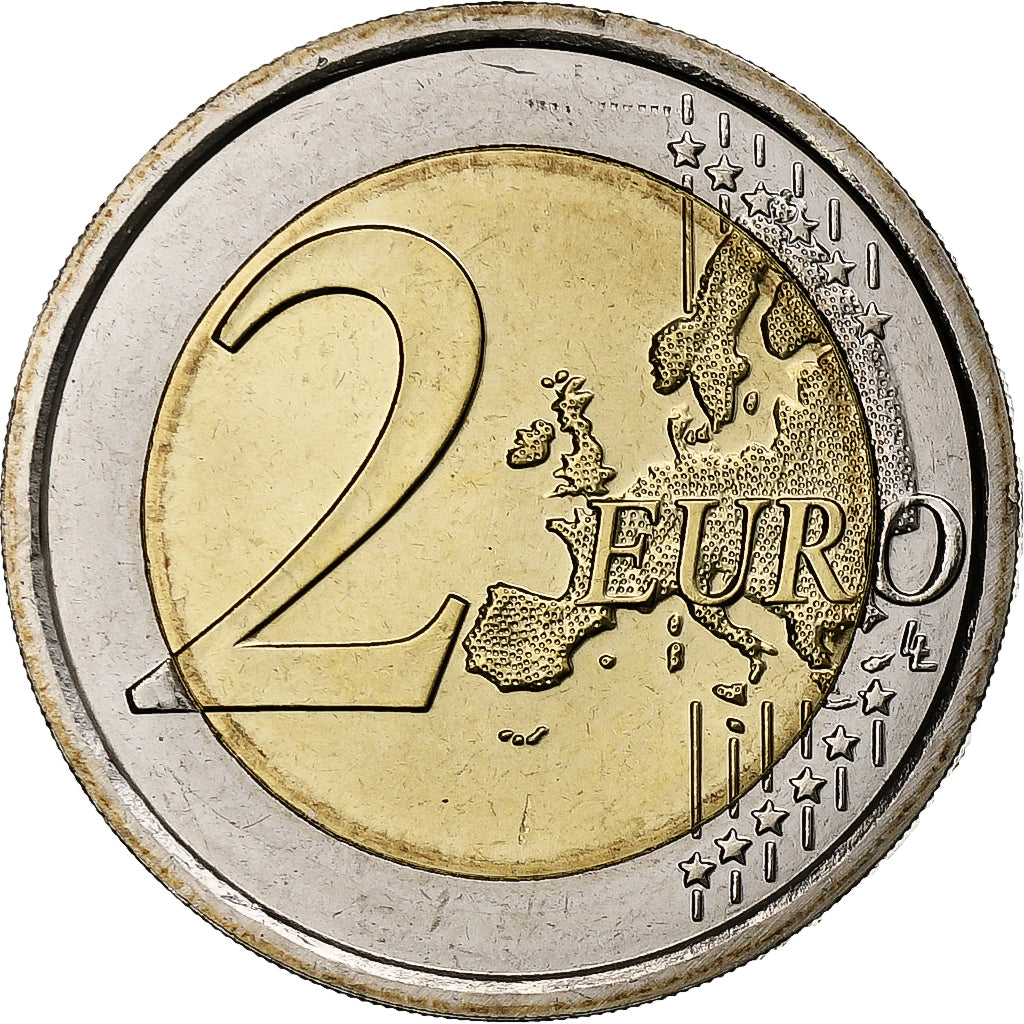 San Marino, 
  
  2 euro, 
  
  Irisierend