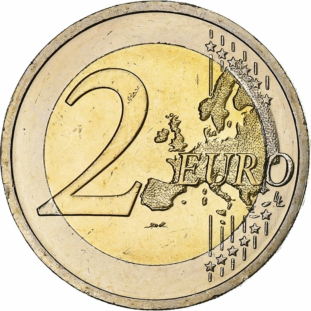 Irlandia, 
  
  2 euro, 
  
  10 Jahre Euro-Bargeld