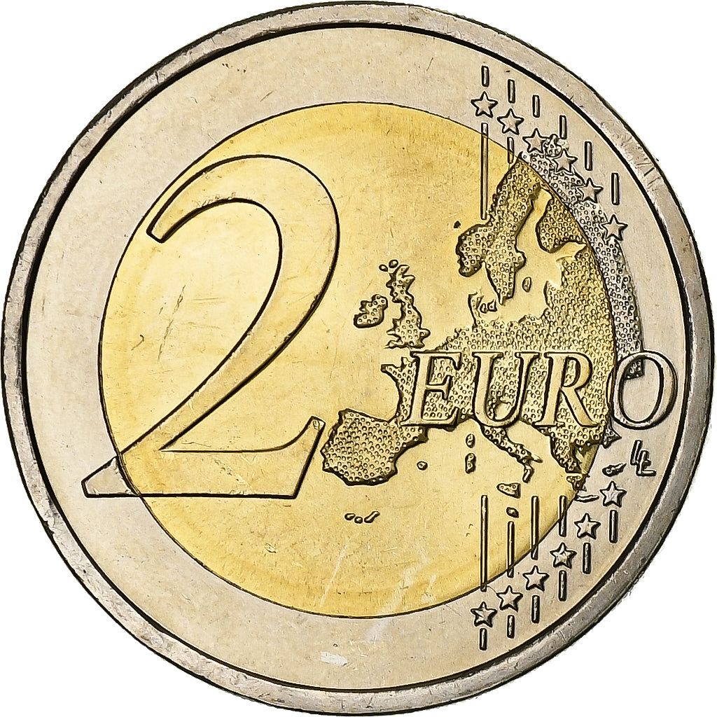 Portugalia, 
  
  2 euro, 
  
  10 Jahre Euro-Bargeld