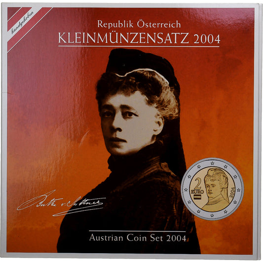 Österreich, 
  
  Setze 1 ct. - 2 euro, 
  
  Berthę von Suttner